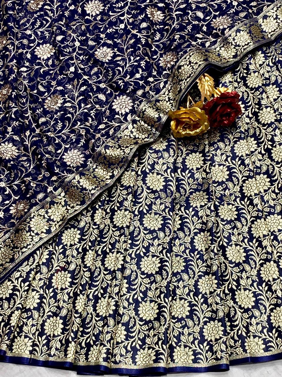 Benarsi Khinkhwab with Georgette Dupatta
