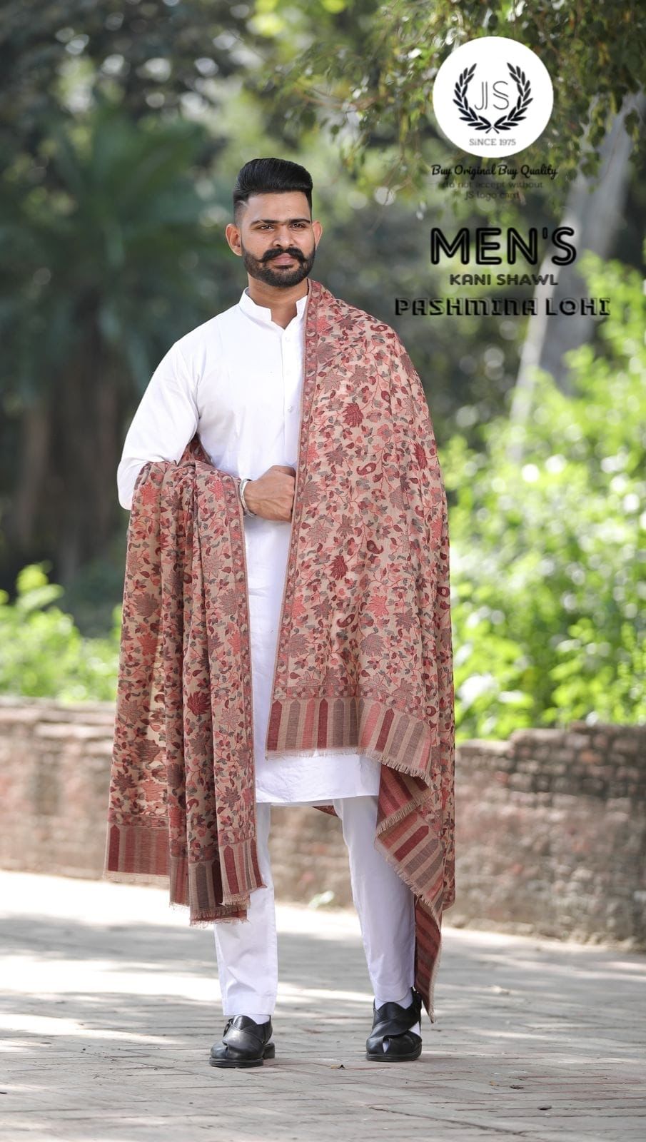 Luxury Men's Pashmina(64 Count) Kani Stoles