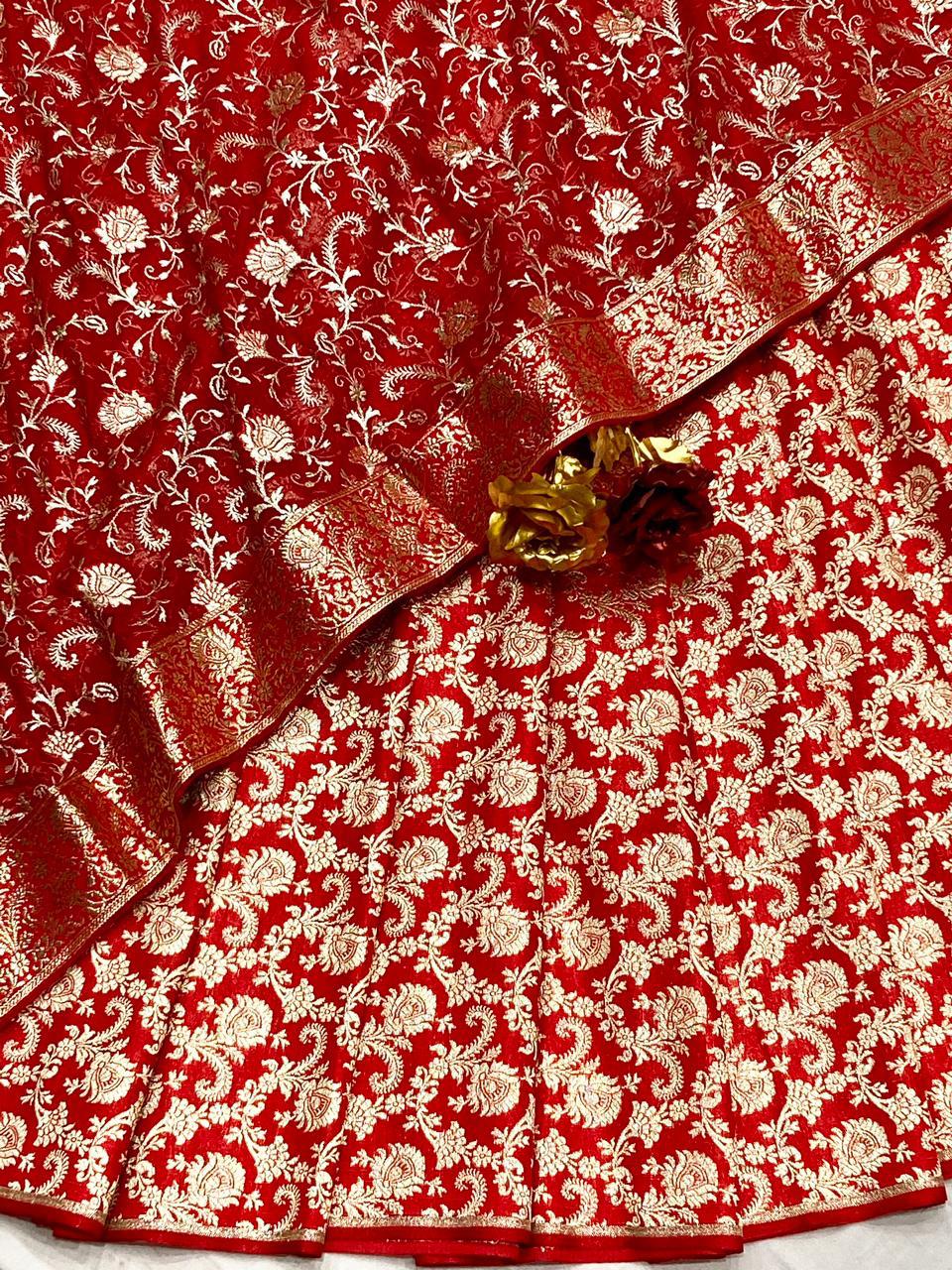 Benarsi Khinkhwab with Georgette Dupatta