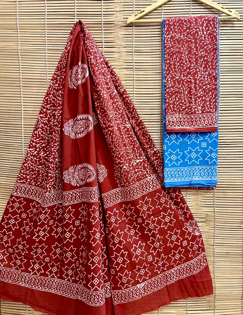 Hand-Block Printed Cotton Suits