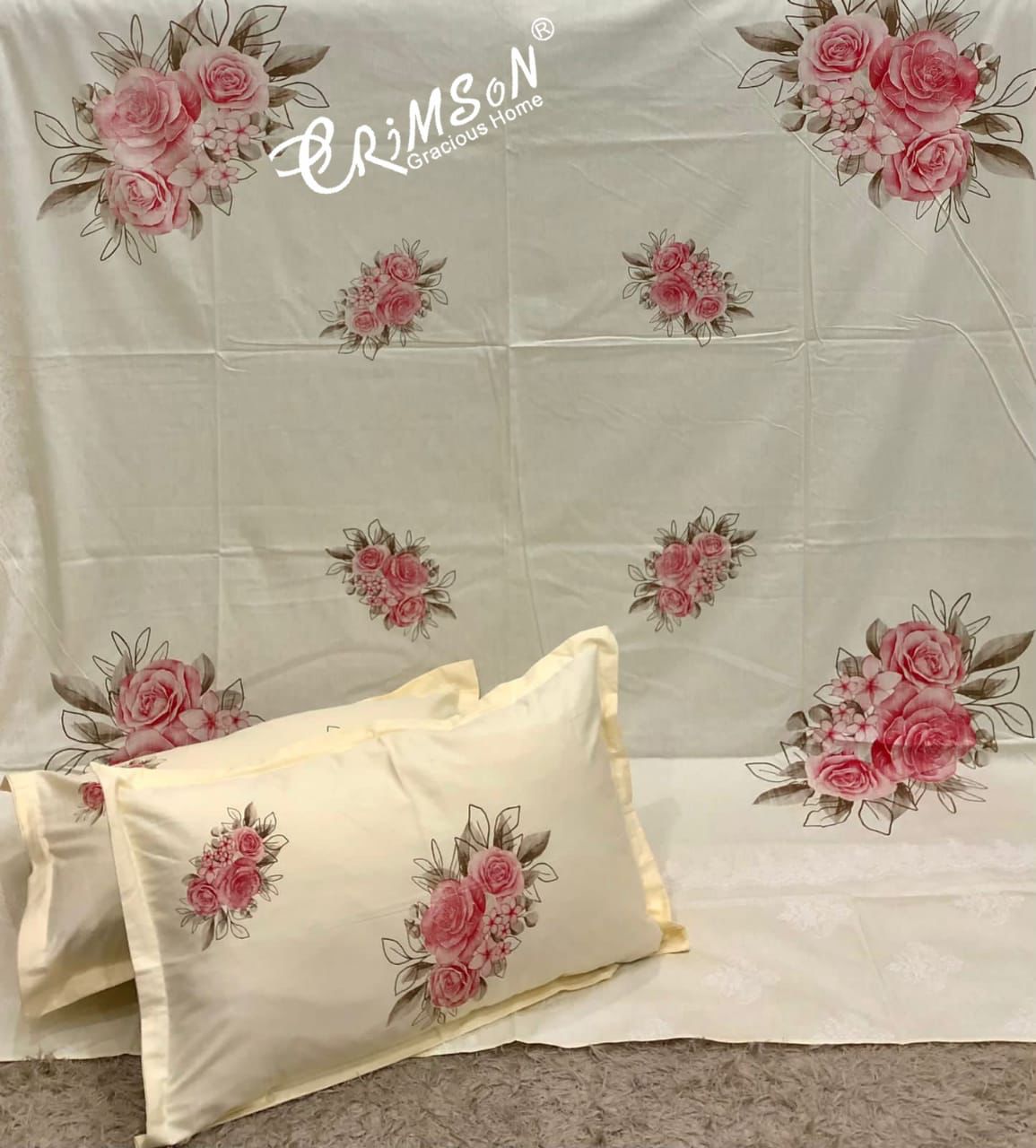 King Size Panel Print Bedsheets