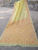 Kota Doriya Embroidered Saree