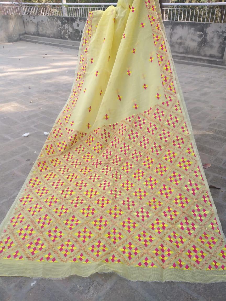 Kota Doriya Embroidered Saree