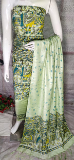 Madhubani Katan Silk Suits