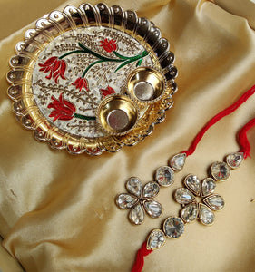 Beautiful Bhaiya Bhabhi Rakhi n thali