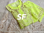Chikankari Kurti Sharara with gotta patti work