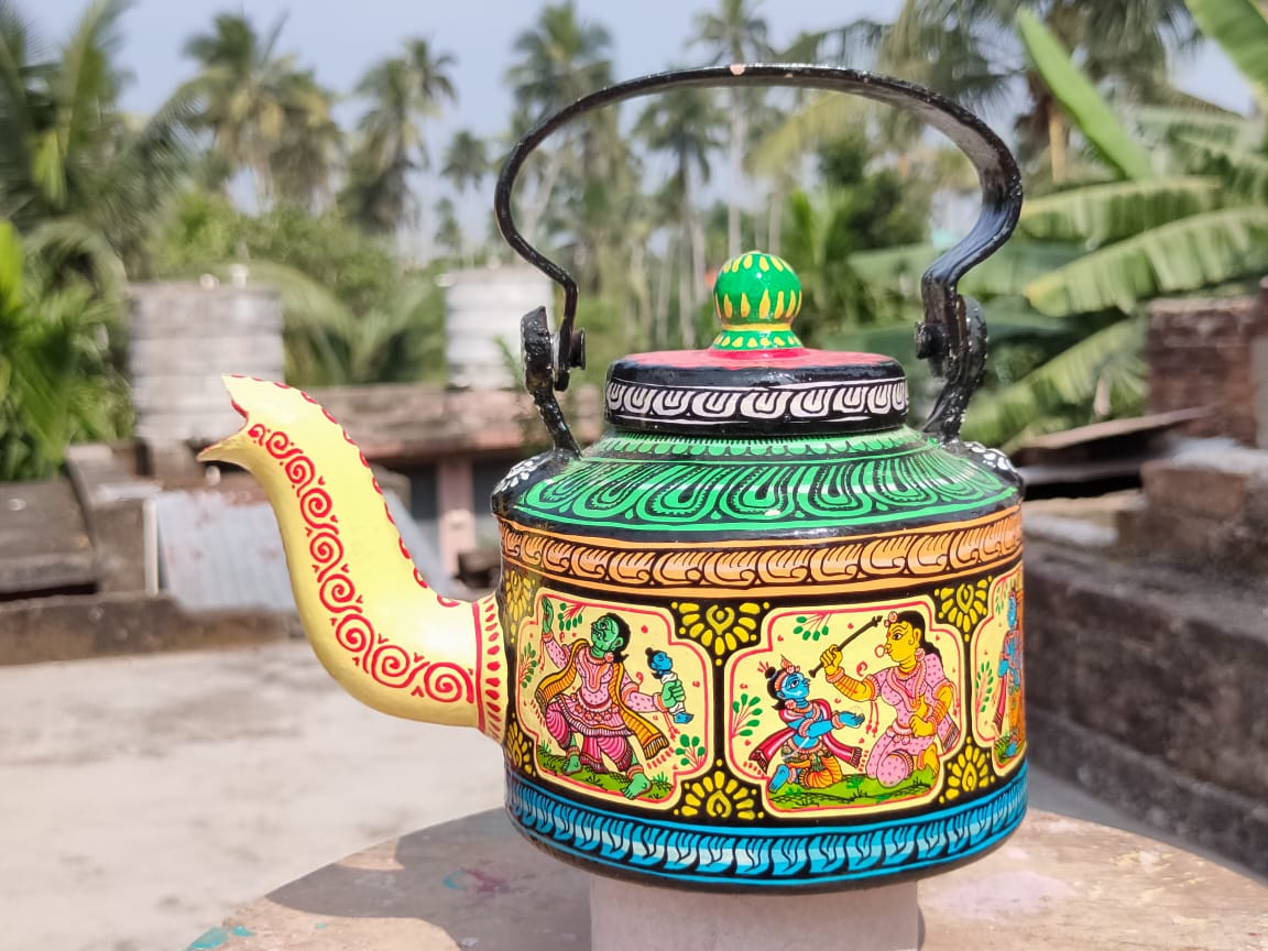 Painted Aluminium Tea Kettles