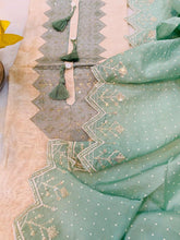 Load image into Gallery viewer, Khadi Chanderi Semi-stitched