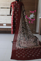 Cotton Ikat Stitched Shirt with Pant