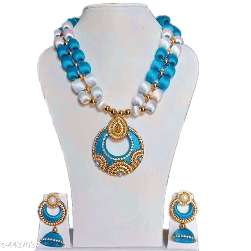 Diva Stylish Silk Thread Jewelry Sets M24