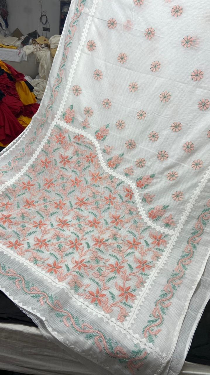 Chikankari Kota Doriya Sarees