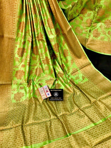 Benarsi Chanderi Silk Zari Woven Sarees