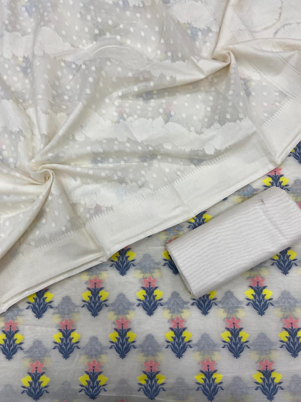 Handloom Chanderi Jamdani Patola
