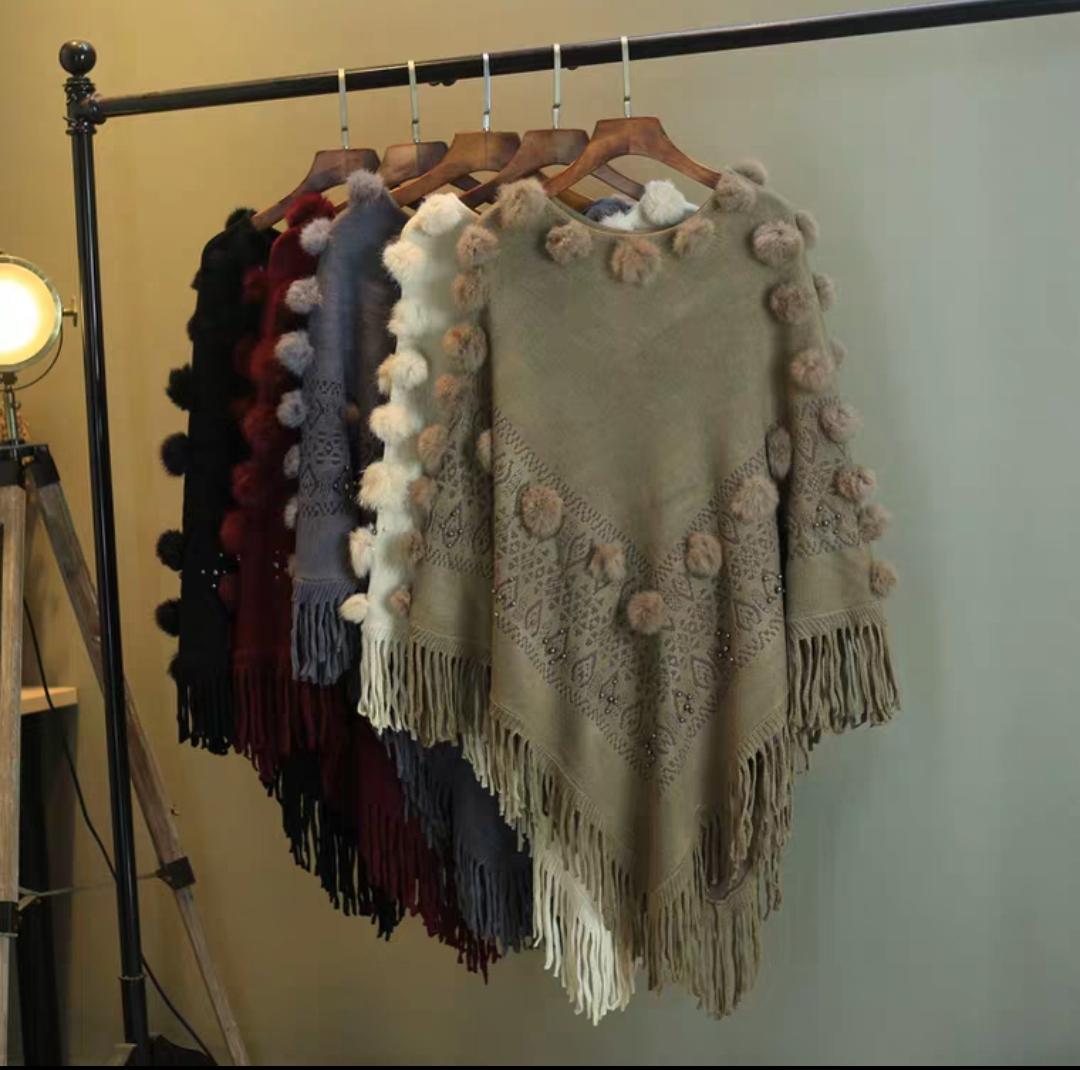 O-Neck Poncho