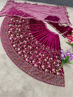 Bridal Viscose Velvet Lehenga Choli