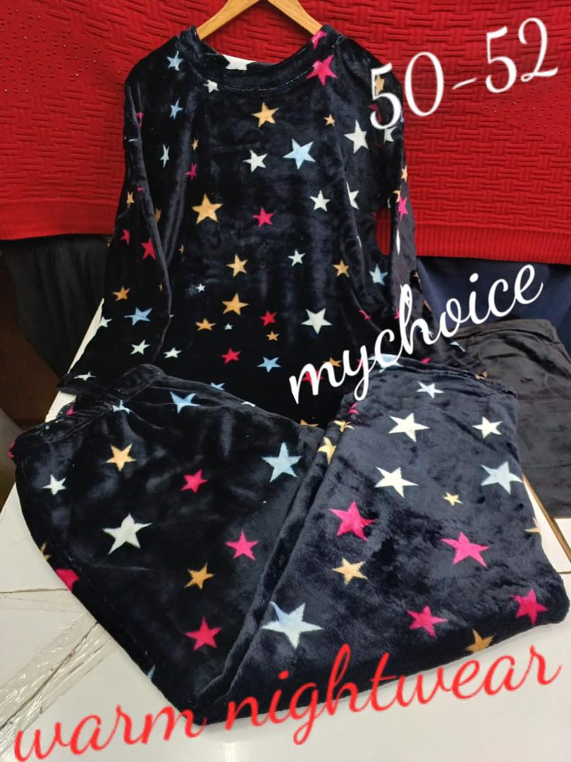Plus Sized Warm Night Wear