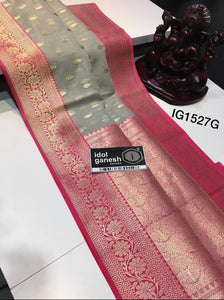 Benarsi Kora Organza Silk Sarees