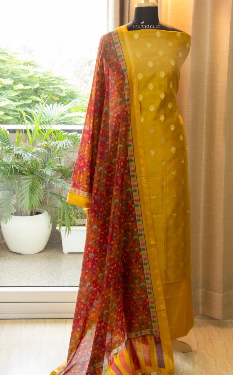 Benarsi Muga Silk Suits