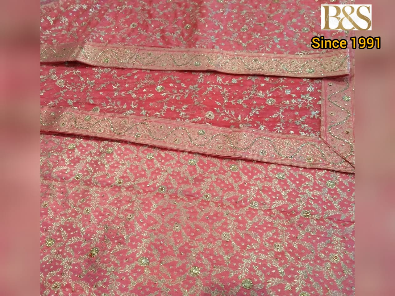 Heavy Work Velvet Lehenga with Net Dupatta