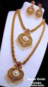 Diva Stylish Gold Plated Jewelry Sets M15