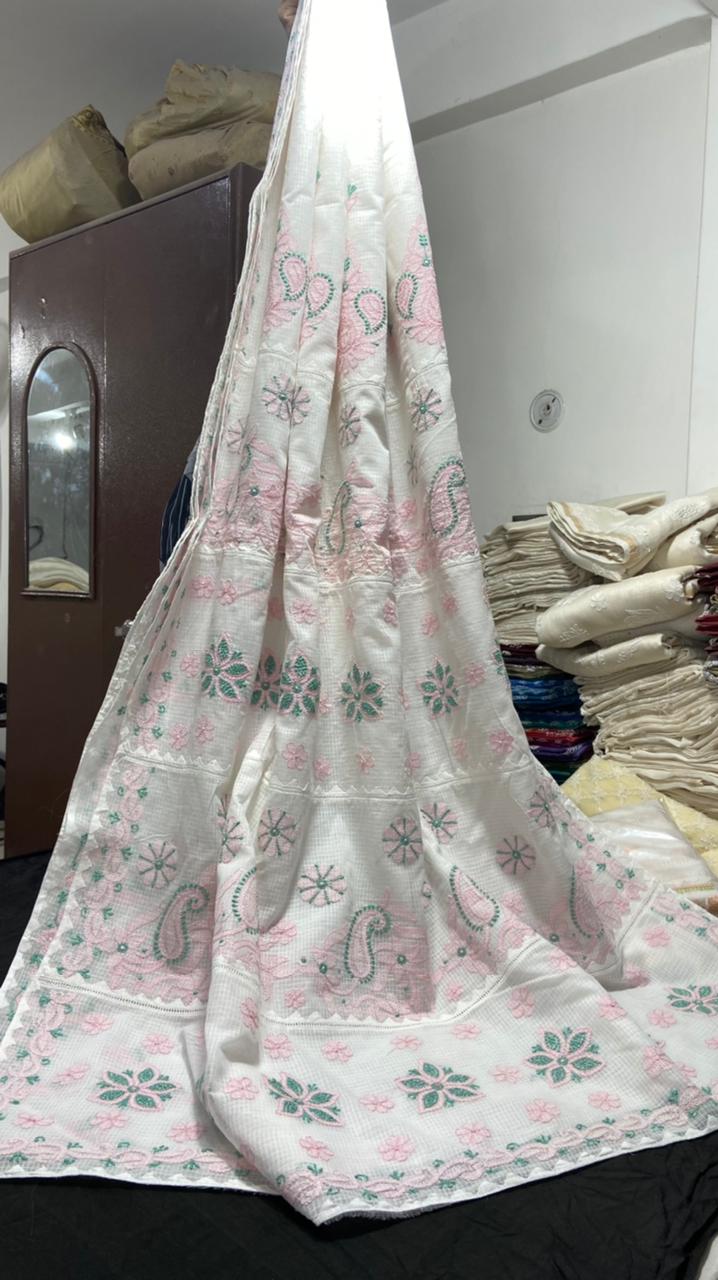 Chikankari Kota Doriya Sarees