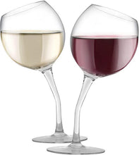 Load image into Gallery viewer, Tilted Couple Wine Glasses