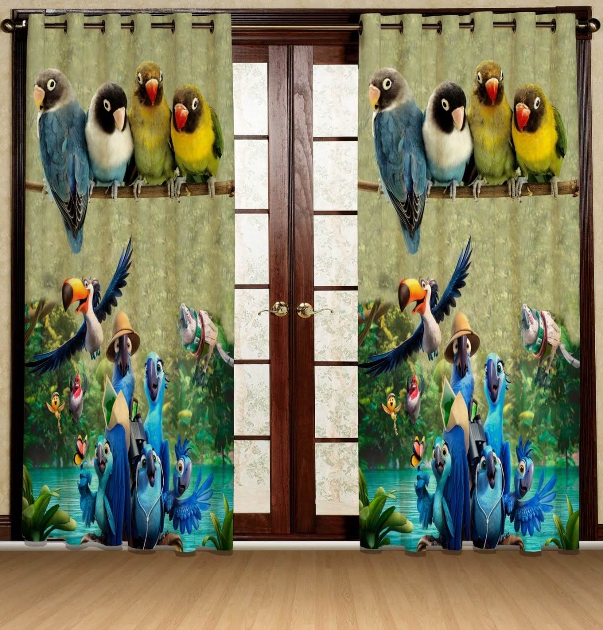 3D Digital Printed Curtains