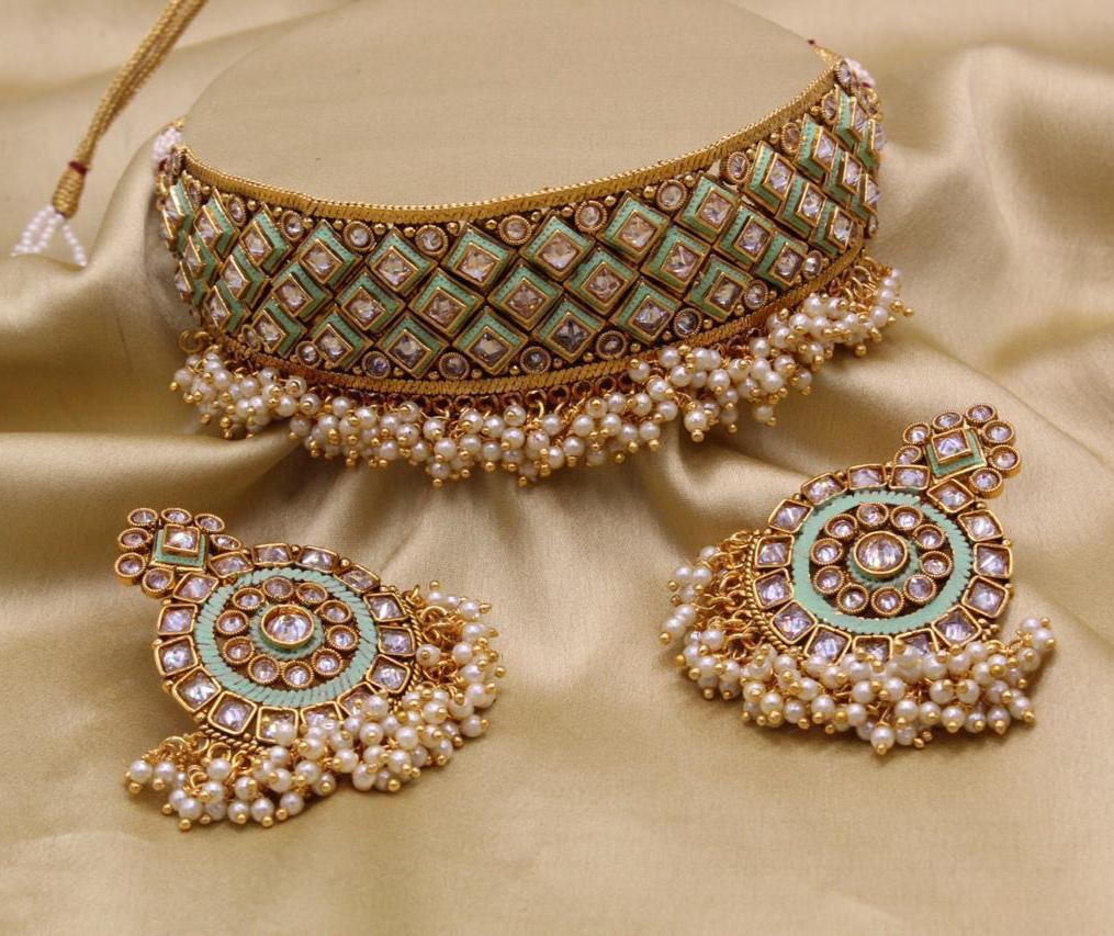Antique Gold Plated Jewelry Sets (hs)