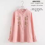 Embroidered Cotton Tops