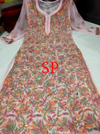 Georgette Chikankari kurti