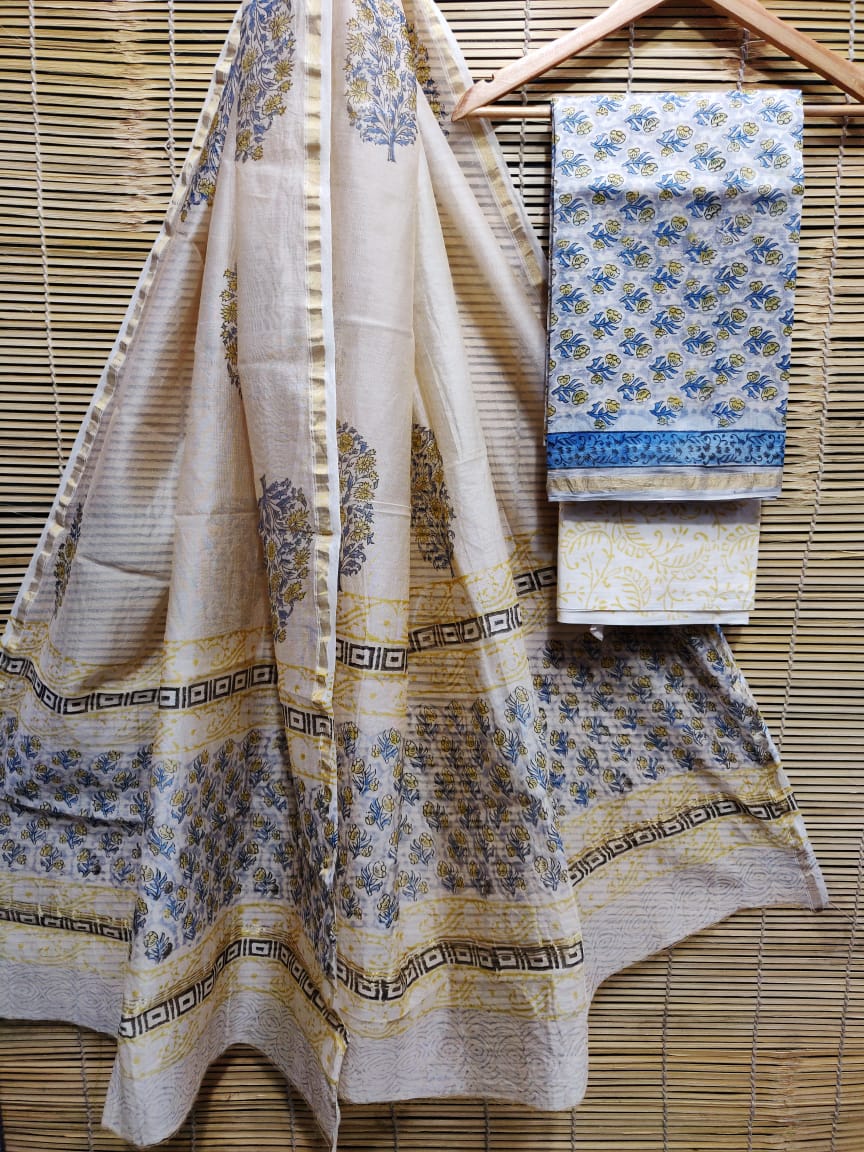 Dabu Hand Block Printed Suits