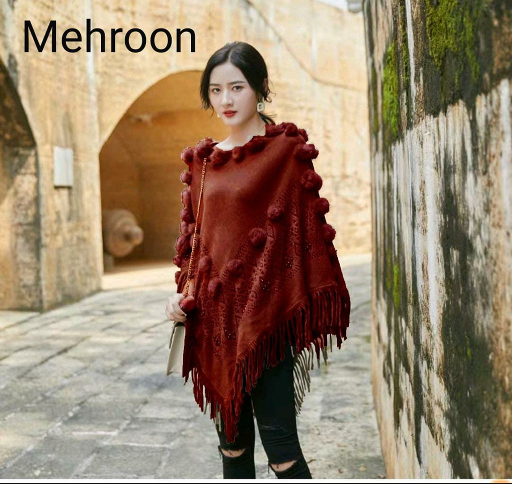 O-Neck Poncho