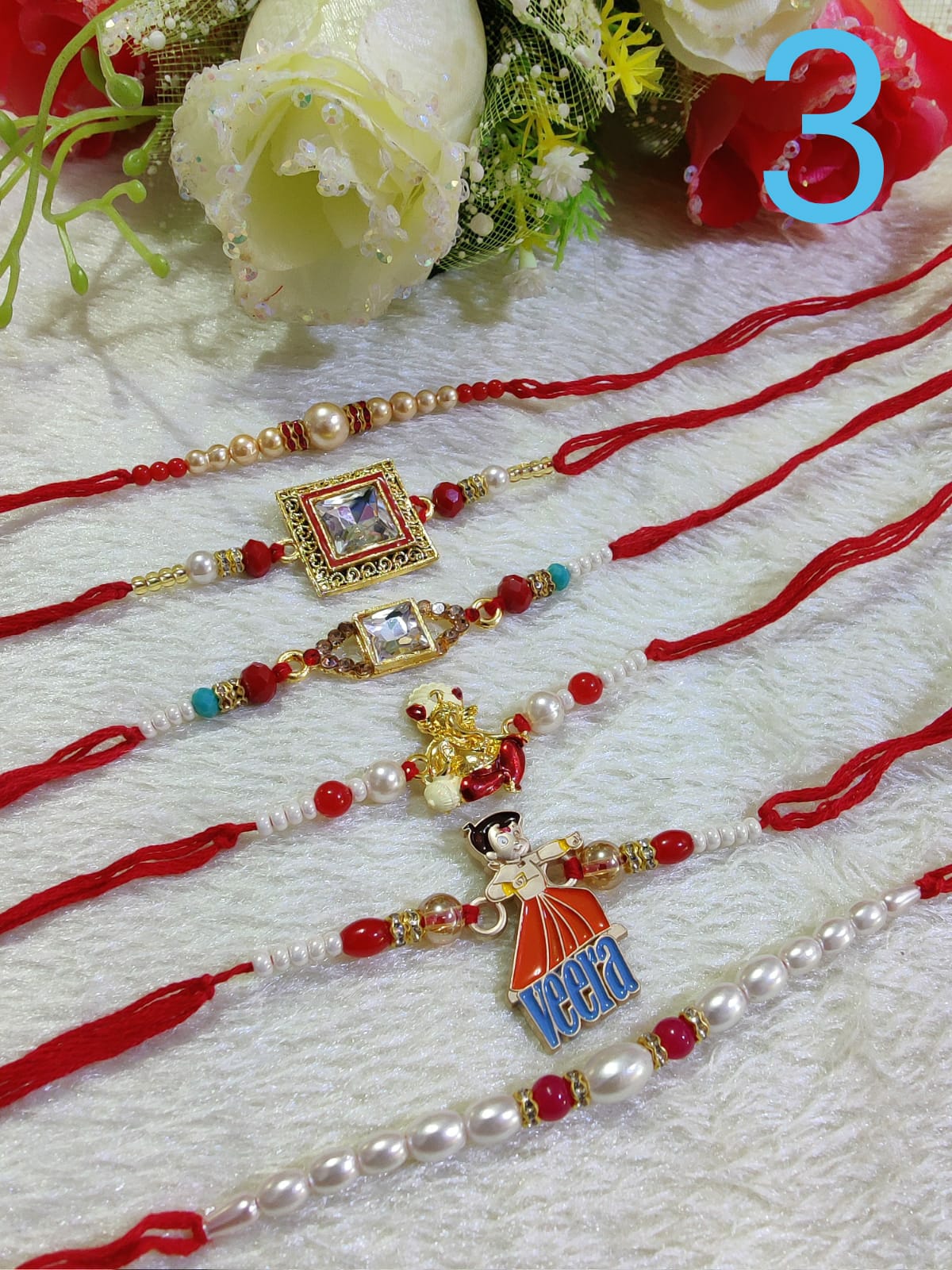 Set of Rakhis(6 pcs)