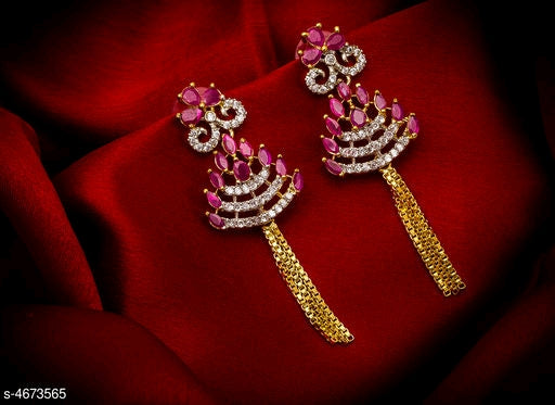 Trendy Gold Plated Women's Earrings M10