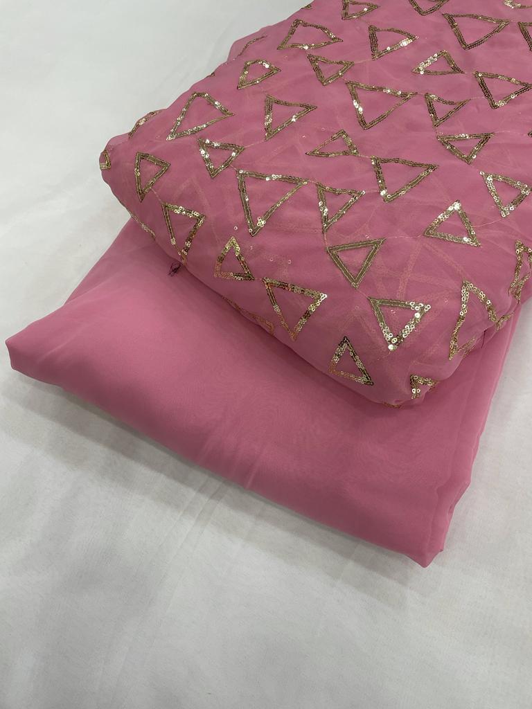 Beautiful Georgette Sequins Suits