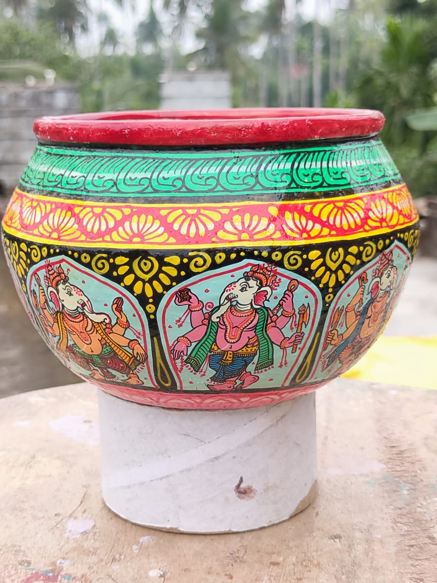 Painted Aluminium Pots