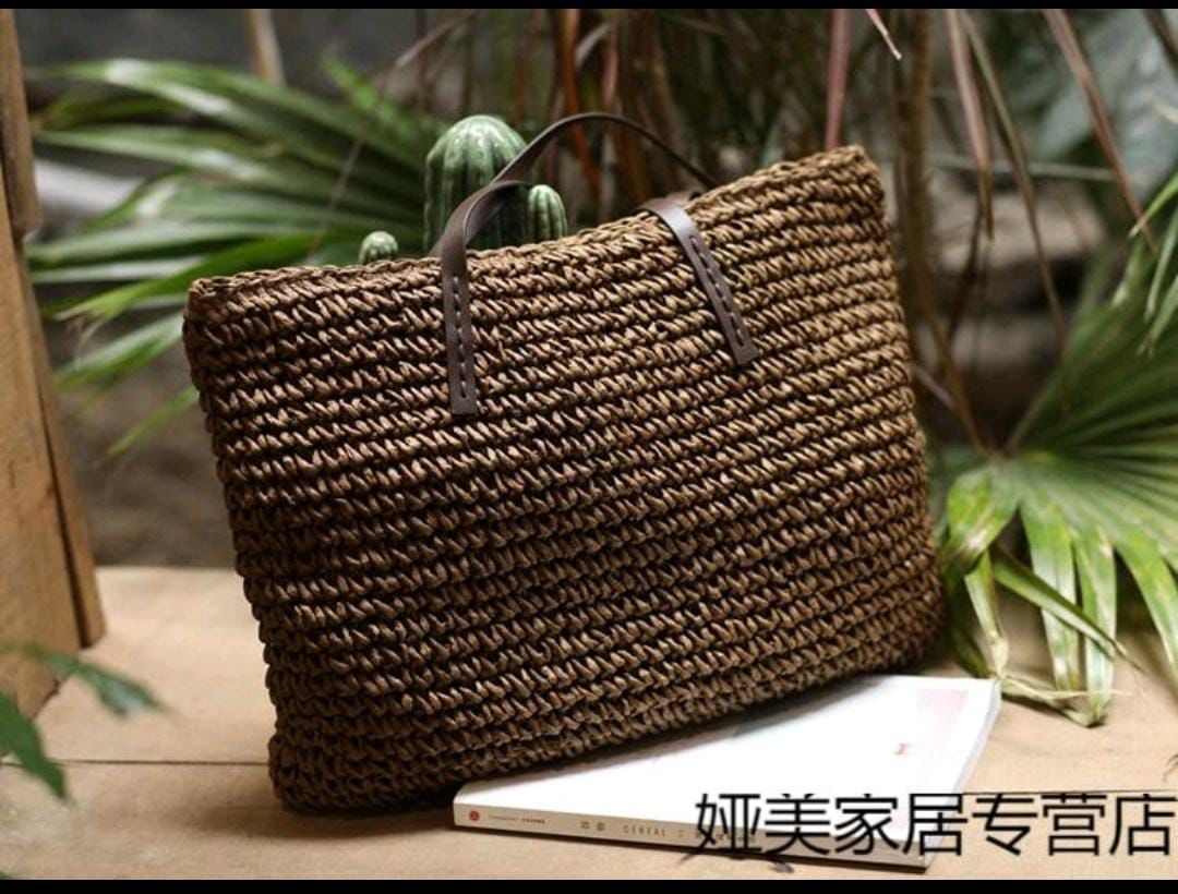 Jute Woven Tote Bag
