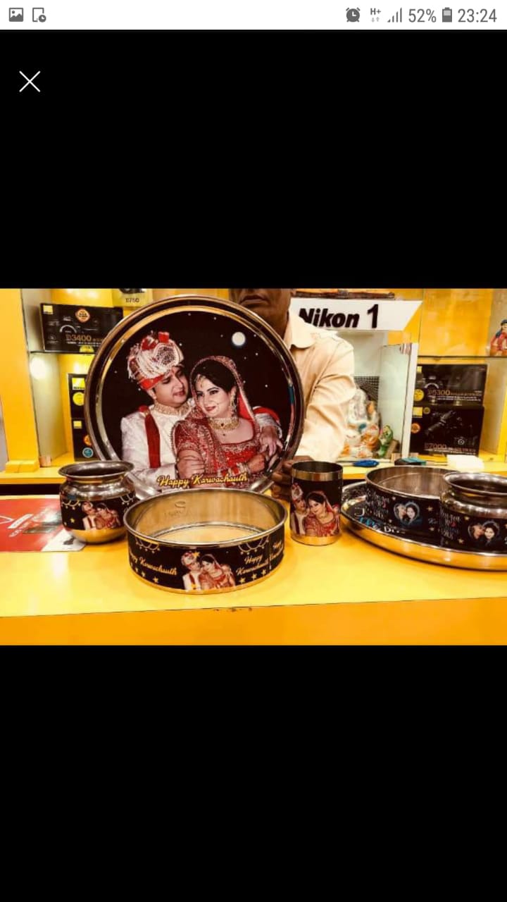 Customised Pooja Thalis (Karwachauth)