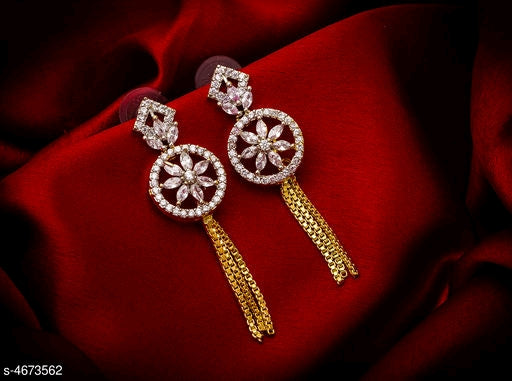 Trendy Gold Plated Women's Earrings M10