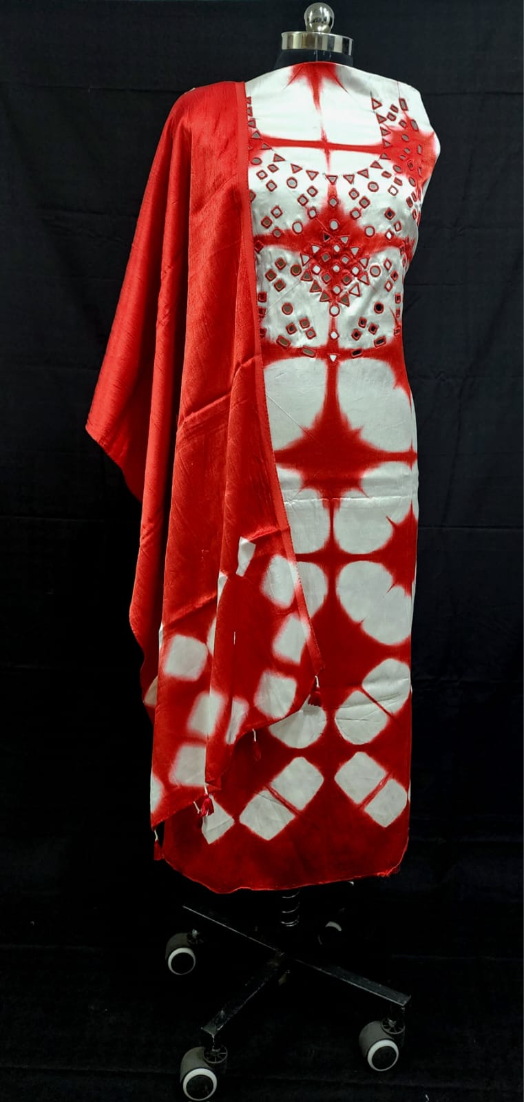 Mashru Silk Tie n Dye 2 Piece Sets