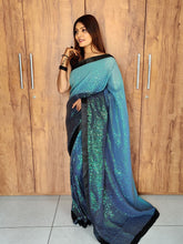 Load image into Gallery viewer, Sequins Ready-to-Wear Saree
