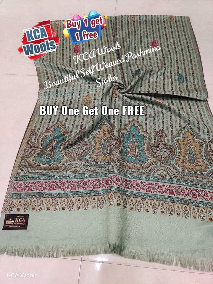 Woolen Stoles Buy 1 Get 1 Offer