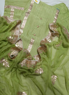 Chanderi Unstitched Fabric Dress Material