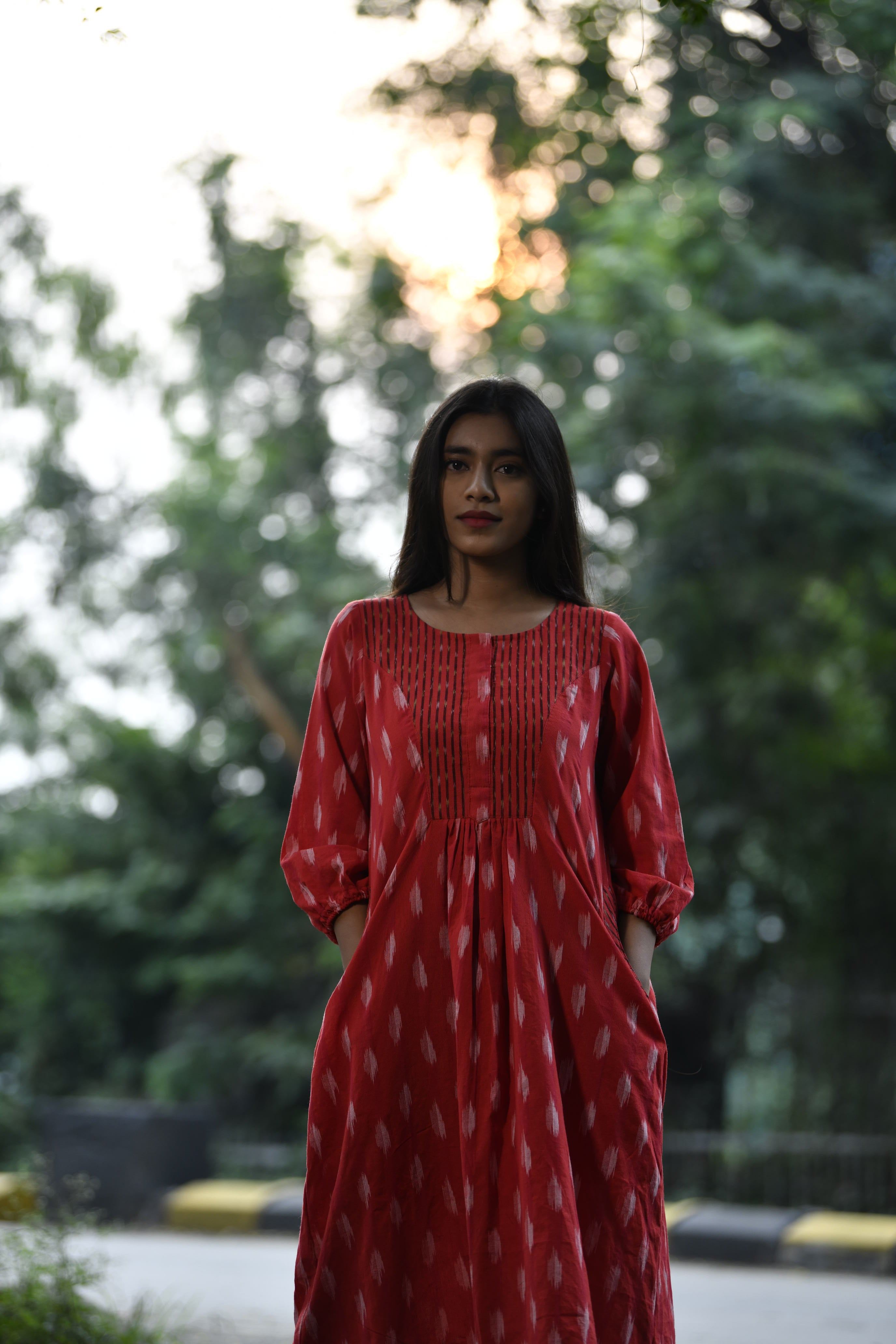 Easy Fit Ikat Dress