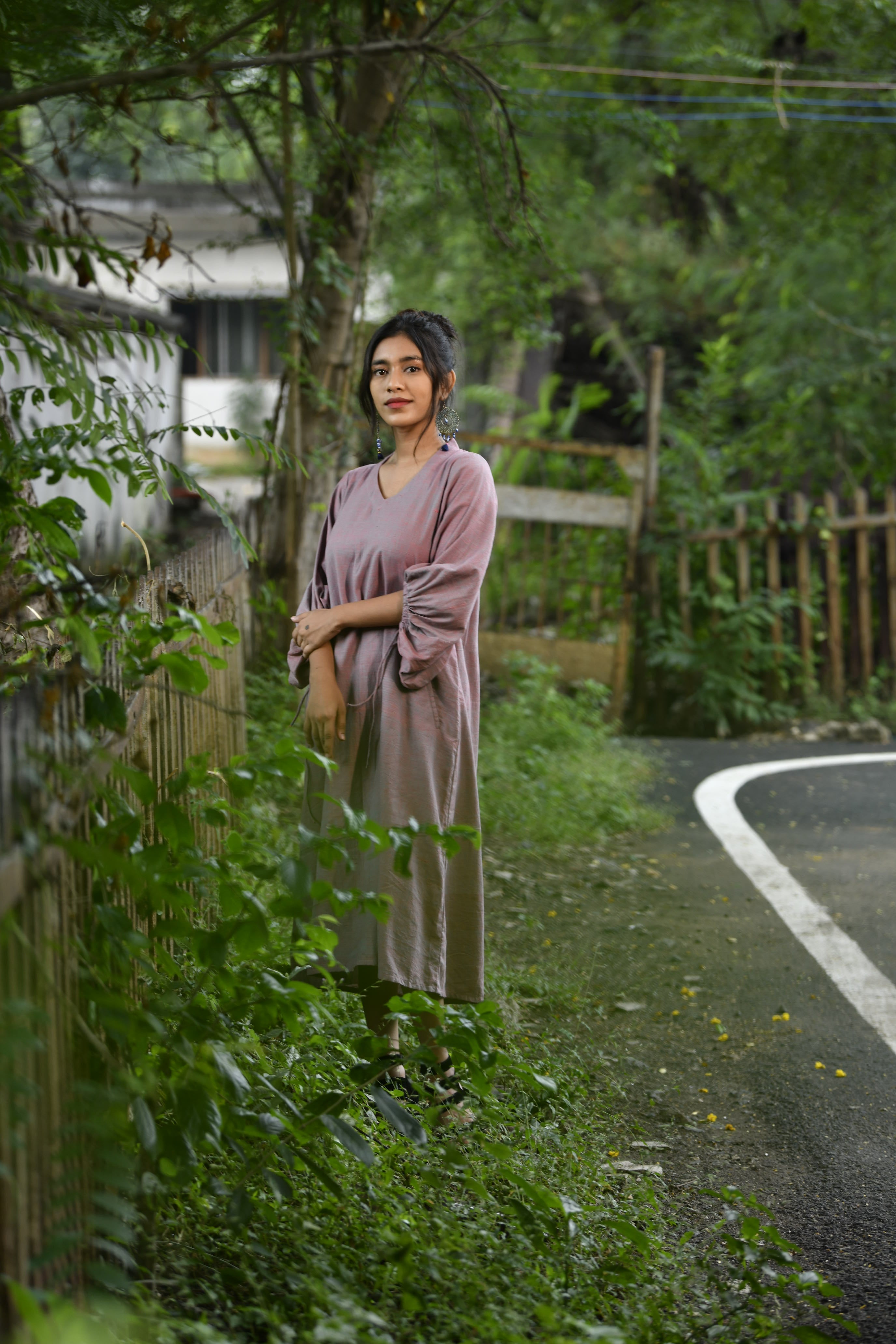 Easy Fit Handloom Peacock Dress