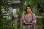 Easy Fit Handloom Peacock Dress