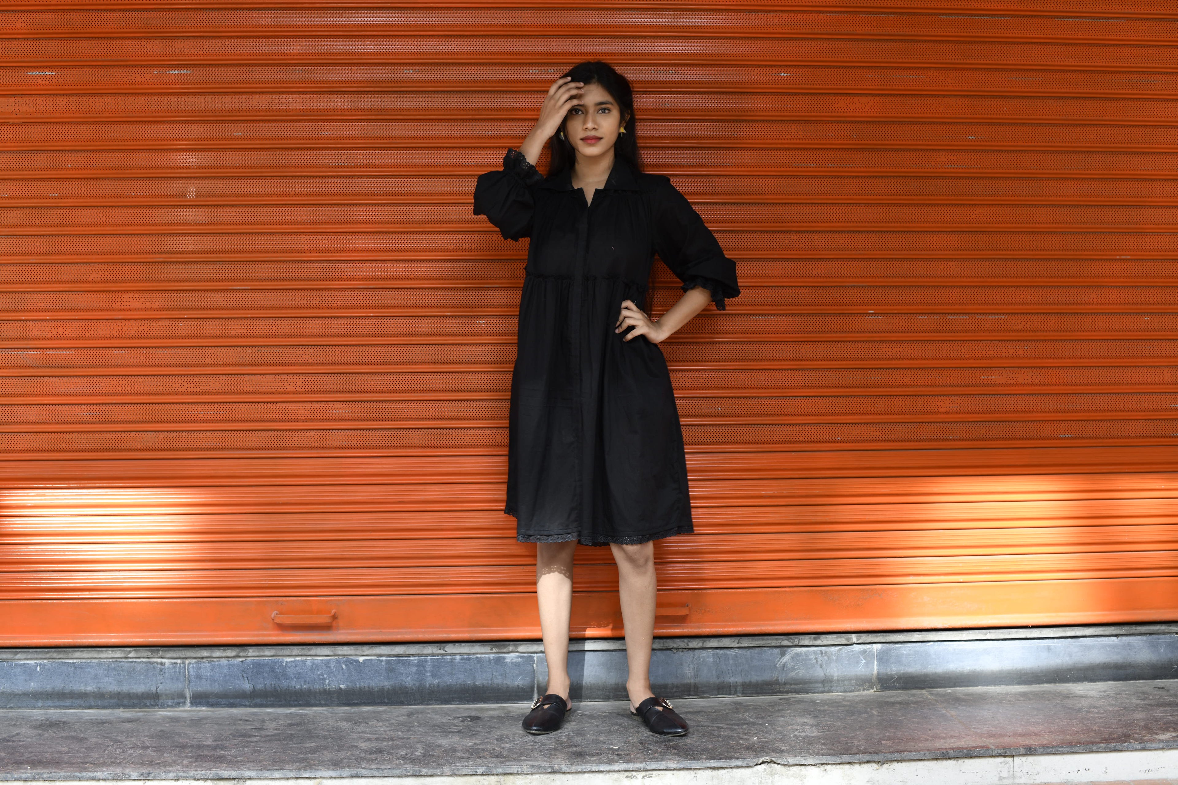 Easy Fit Black Dress