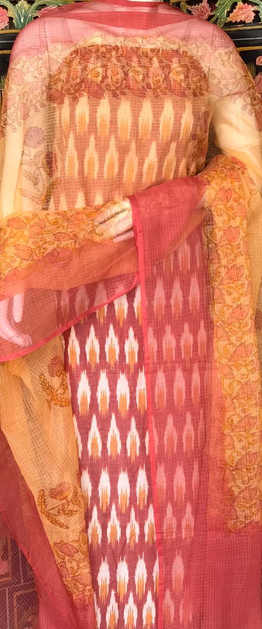 Ikat Handblock Printed Suits