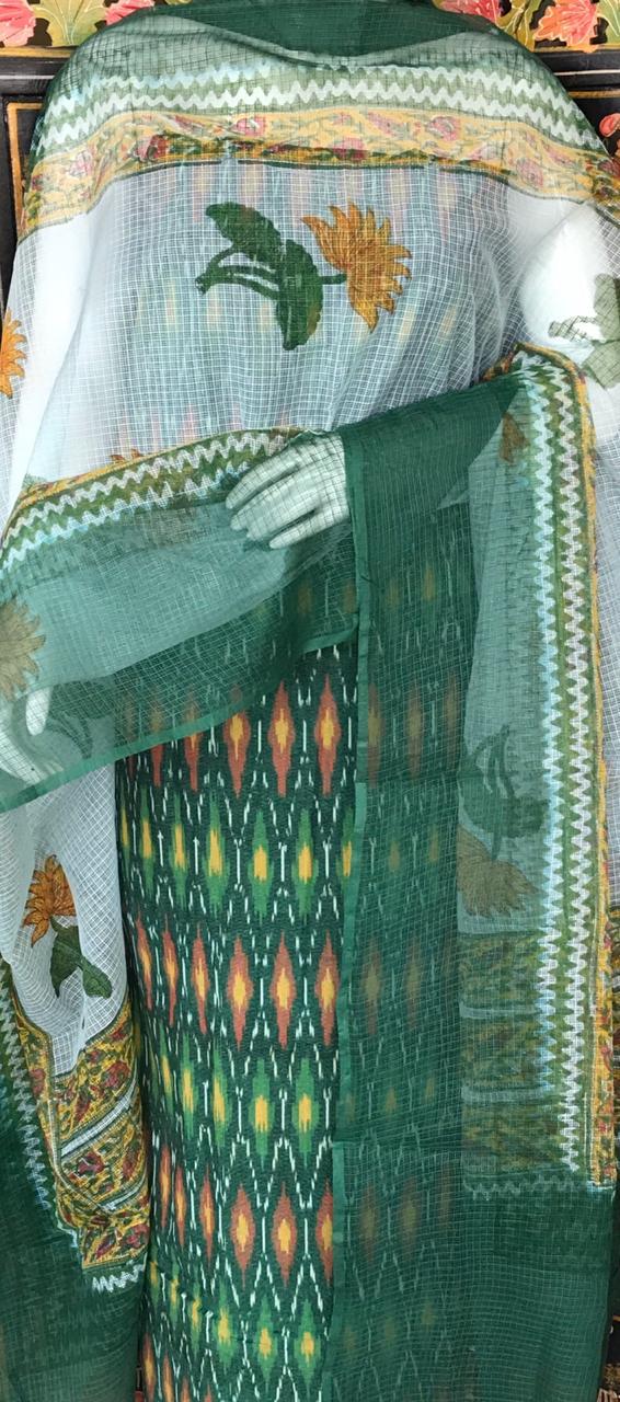 Ikat Handblock Printed Suits
