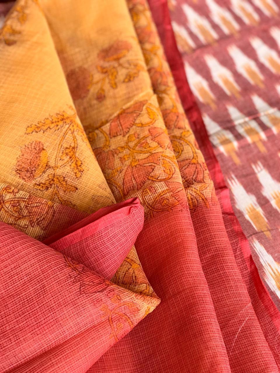 Ikat Handblock Printed Suits